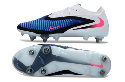 Nike Phantom 6 Elite Low SG Football Boots - Blue/Electric Blue/Neon Pink