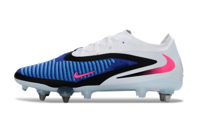 Nike Phantom 6 Elite Low SG Football Boots - Blue/Electric Blue/Neon Pink