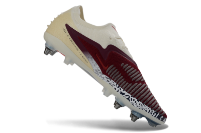 Nike Phantom 6 Elite Low SG Football Boots - Crimson/Ivory/Jet Black