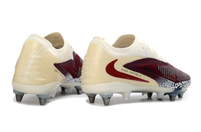 Nike Phantom 6 Elite Low SG Football Boots - Crimson/Ivory/Jet Black