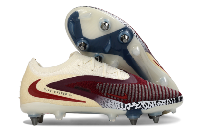 Nike Phantom 6 Elite Low SG Football Boots - Crimson/Ivory/Jet Black