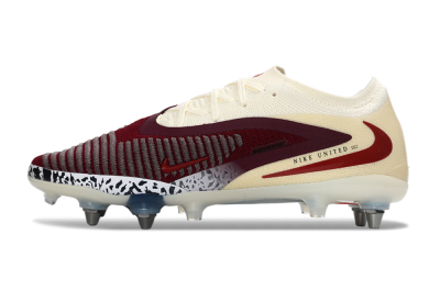 Nike Phantom 6 Elite Low SG Football Boots - Crimson/Ivory/Jet Black