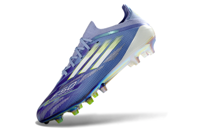 Adidas F50 Elite AG Football Boots - Blue/Electric Blue/Shimmering Green