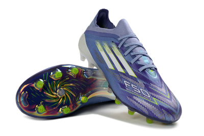 Adidas F50 Elite AG Football Boots - Blue/Electric Blue/Shimmering Green