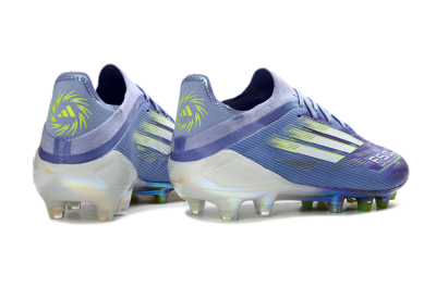 Adidas F50 Elite AG Football Boots - Blue/Electric Blue/Shimmering Green
