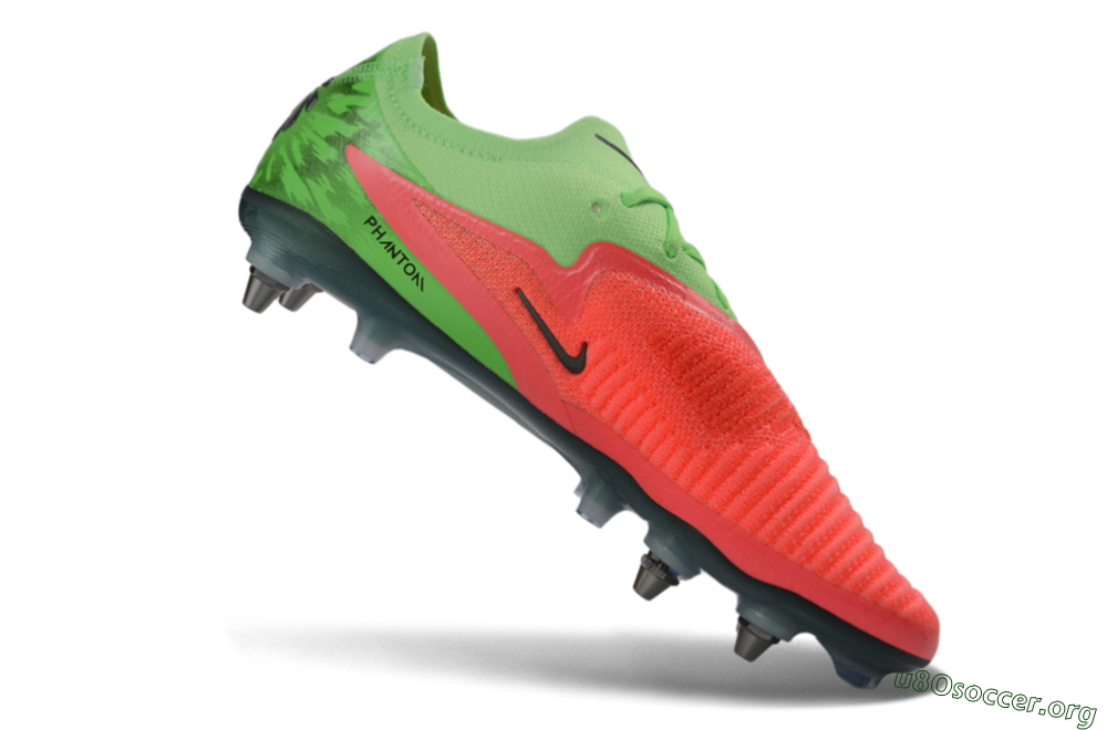 Nike Phantom 6 Elite Low SG Football Boots - Green/Neon Green/Flame Orange 4