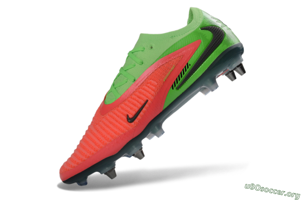 Nike Phantom 6 Elite Low SG Football Boots - Green/Neon Green/Flame Orange 5