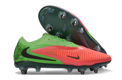 Nike Phantom 6 Elite Low SG Football Boots - Green/Neon Green/Flame Orange