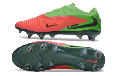 Nike Phantom 6 Elite Low SG Football Boots - Green/Neon Green/Flame Orange