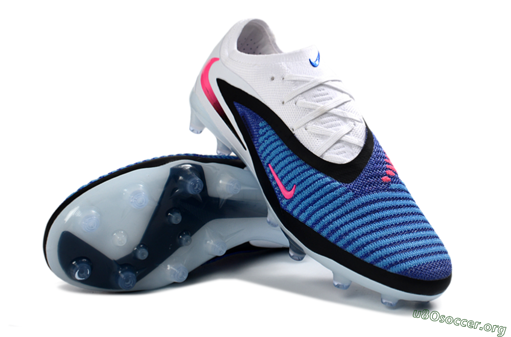 Nike Phantom 6 Elite Low AG Football Boots - Blue/Electric Blue/Neon Pink 0