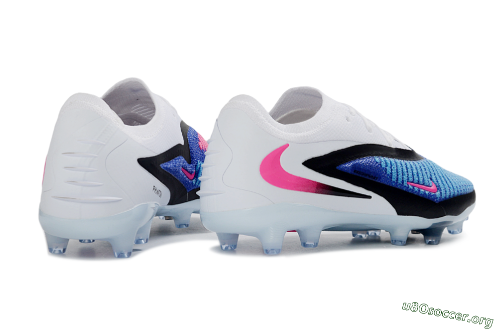 Nike Phantom 6 Elite Low AG Football Boots - Blue/Electric Blue/Neon Pink 6