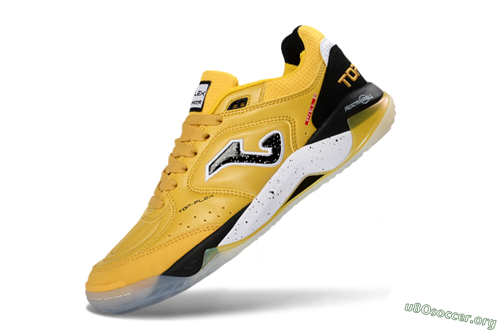 Joma Top Flex IC Football Shoes - Yellow/Black/White 5