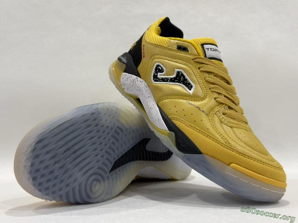 Joma Top Flex IC Football Shoes - Yellow/Black/White