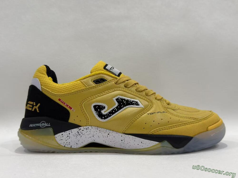 Joma Top Flex IC Football Shoes - Yellow/Black/White