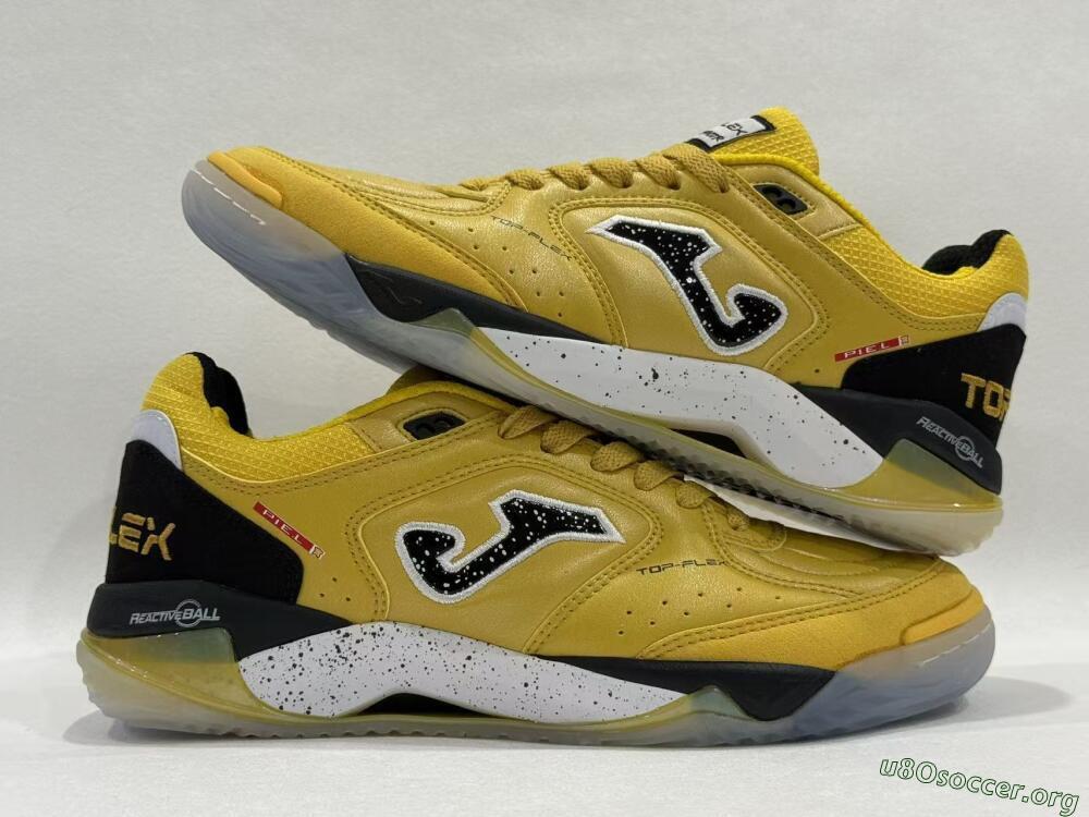 Joma Top Flex IC Football Shoes - Yellow/Black/White