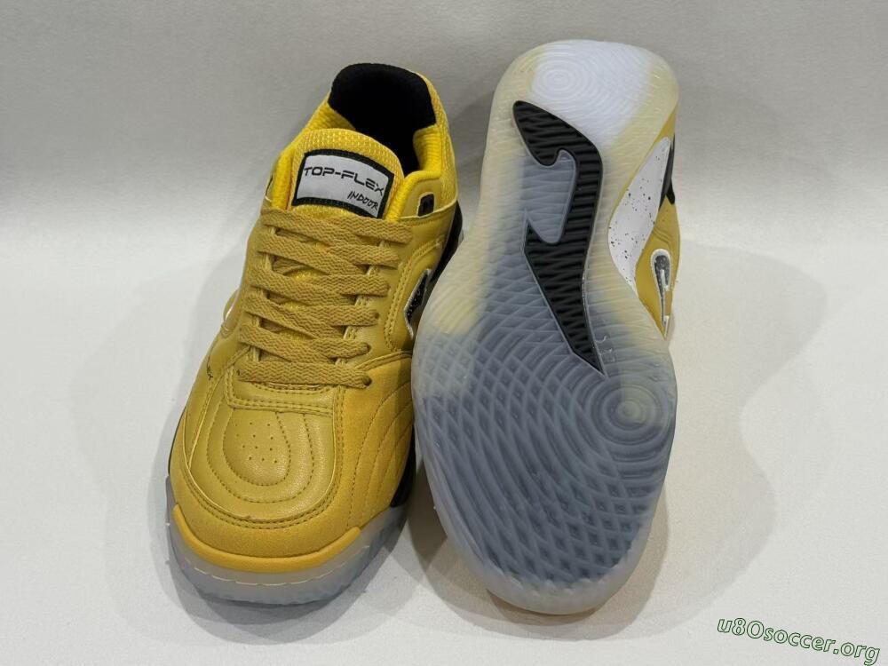 Joma Top Flex IC Football Shoes - Yellow/Black/White