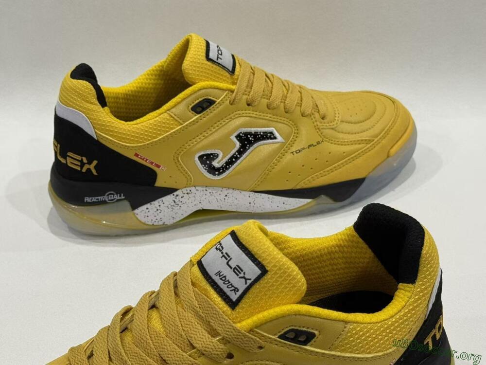Joma Top Flex IC Football Shoes - Yellow/Black/White