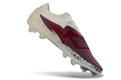 Nike Phantom 6 Elite Low AG Football Boots - Crimson/Cream/Deep Blue