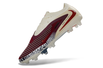 Nike Phantom 6 Elite Low AG Football Boots - Crimson/Cream/Deep Blue