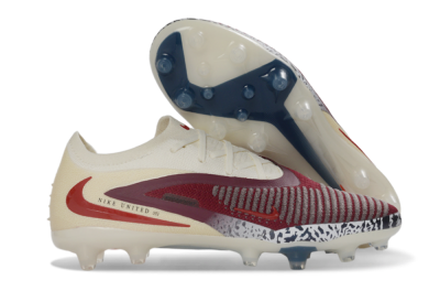 Nike Phantom 6 Elite Low AG Football Boots - Crimson/Cream/Deep Blue