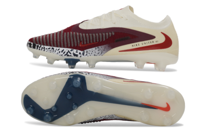 Nike Phantom 6 Elite Low AG Football Boots - Crimson/Cream/Deep Blue