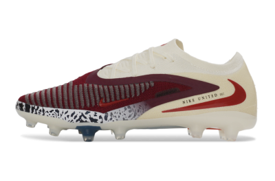 Nike Phantom 6 Elite Low AG Football Boots - Crimson/Cream/Deep Blue