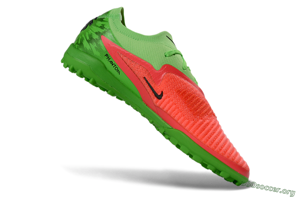 Nike Phantom 6 Elite Low TF Football Shoes - Green/Vibrant Pink/Neon Green 4