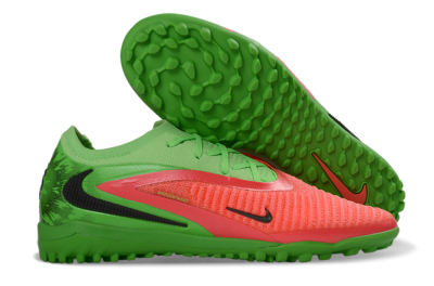 Nike Phantom 6 Elite Low TF Football Shoes - Green/Vibrant Pink/Neon Green