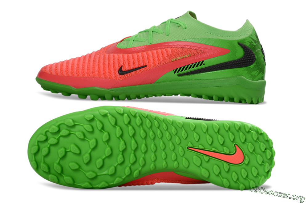 Nike Phantom 6 Elite Low TF Football Shoes - Green/Vibrant Pink/Neon Green 1