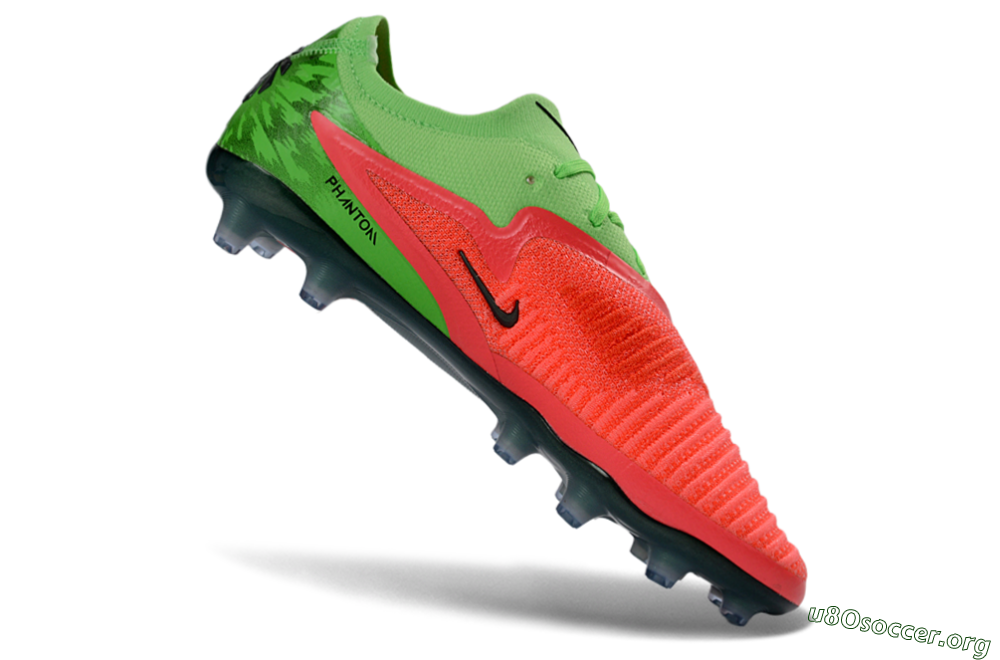 Nike Phantom 6 Elite Low AG Football Boots - Pink/Neon Green/Black 4
