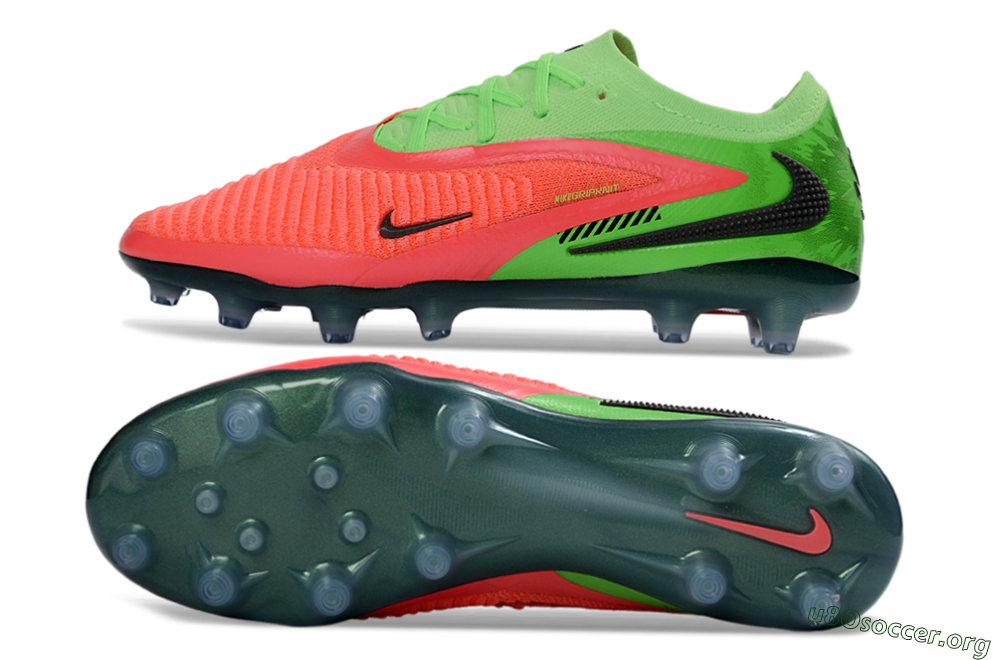 Nike Phantom 6 Elite Low AG Football Boots - Pink/Neon Green/Black 1