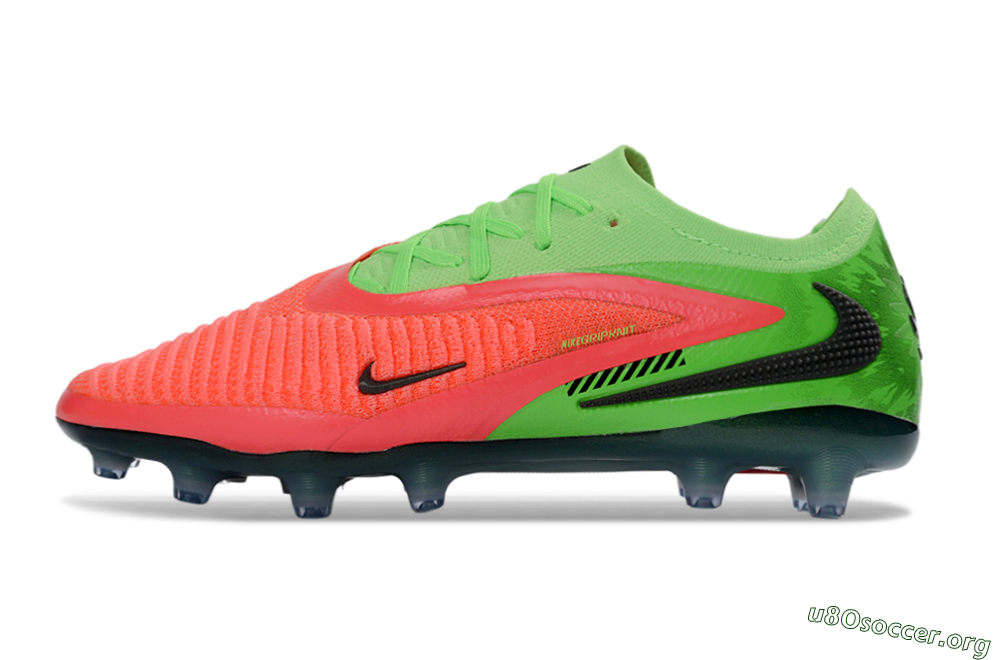 Nike Phantom 6 Elite Low AG Football Boots - Pink/Neon Green/Black 3