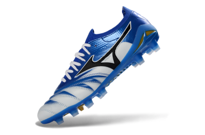 Mizuno Morelia Neo 4 FG Football Boots - Blue/Ice Blue/Golden Yellow