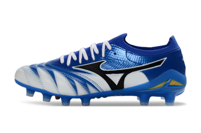 Mizuno Morelia Neo 4 FG Football Boots - Blue/Ice Blue/Golden Yellow
