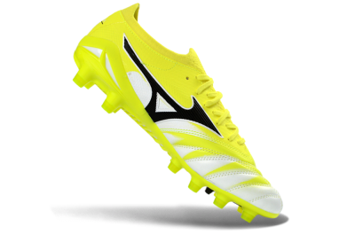 Mizuno Morelia Neo 4 FG Football Boots - Yellow/Vibrant Yellow/Frosty White