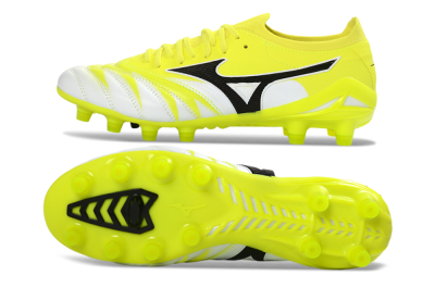 Mizuno Morelia Neo 4 FG Football Boots - Yellow/Vibrant Yellow/Frosty White