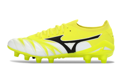 Mizuno Morelia Neo 4 FG Football Boots - Yellow/Vibrant Yellow/Frosty White