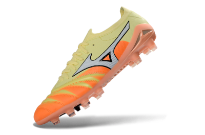 Mizuno Morelia Neo 4 FG Football Boots - Yellow/Bright Orange/Soft Pink