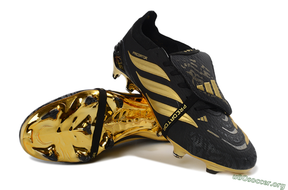 Kaka x Adidas Predator 26 Elite Fold-Over Tongue FG Football Boots - Black/Gold Accent/Black Base 0