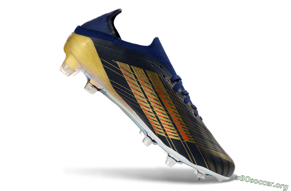 Adidas F50 Elite FG Football Boots - Navy/Gold/Red 4