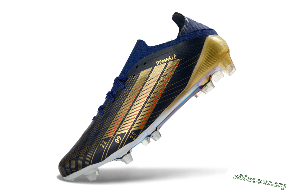 Adidas F50 Elite FG Football Boots - Navy/Gold/Red 5