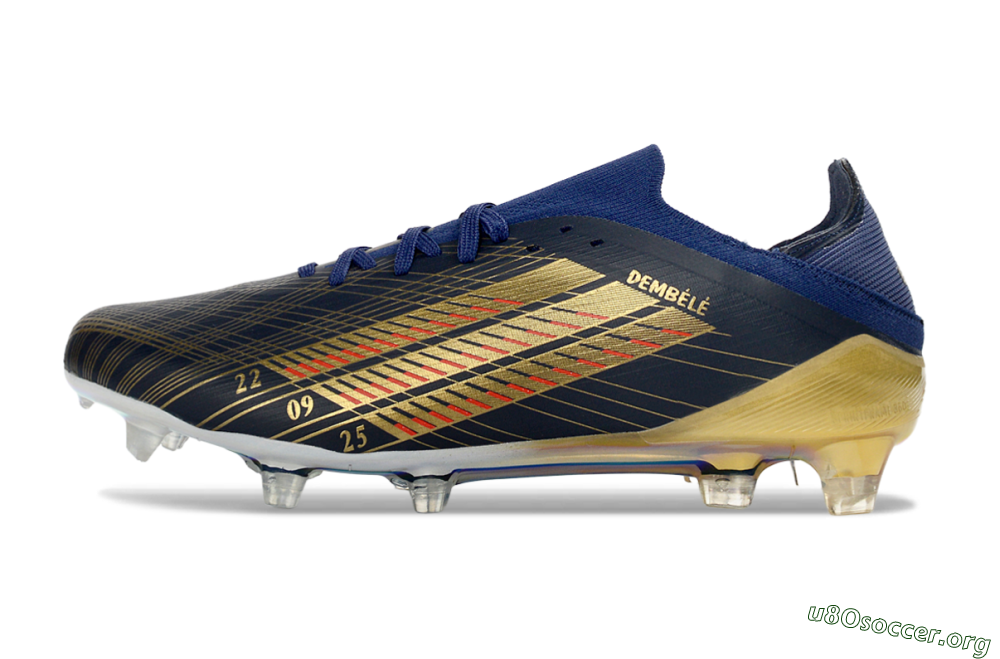 Adidas F50 Elite FG Football Boots - Navy/Gold/Red 3