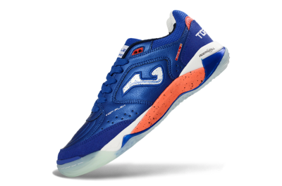 Joma Top Flex IC Football Shoes - Blue/Electric Orange/Deep Blue