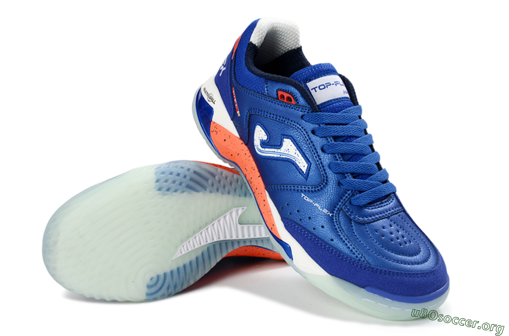 Joma Top Flex IC Football Shoes - Blue/Electric Orange/Deep Blue 0