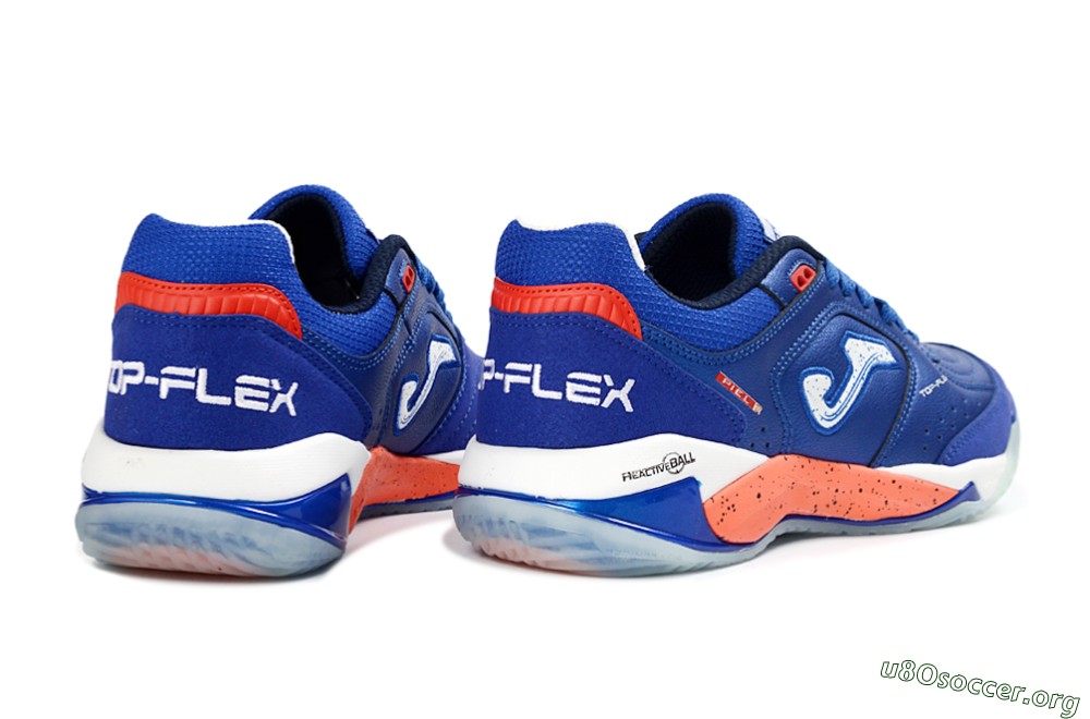 Joma Top Flex IC Football Shoes - Blue/Electric Orange/Deep Blue 6