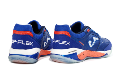 Joma Top Flex IC Football Shoes - Blue/Electric Orange/Deep Blue