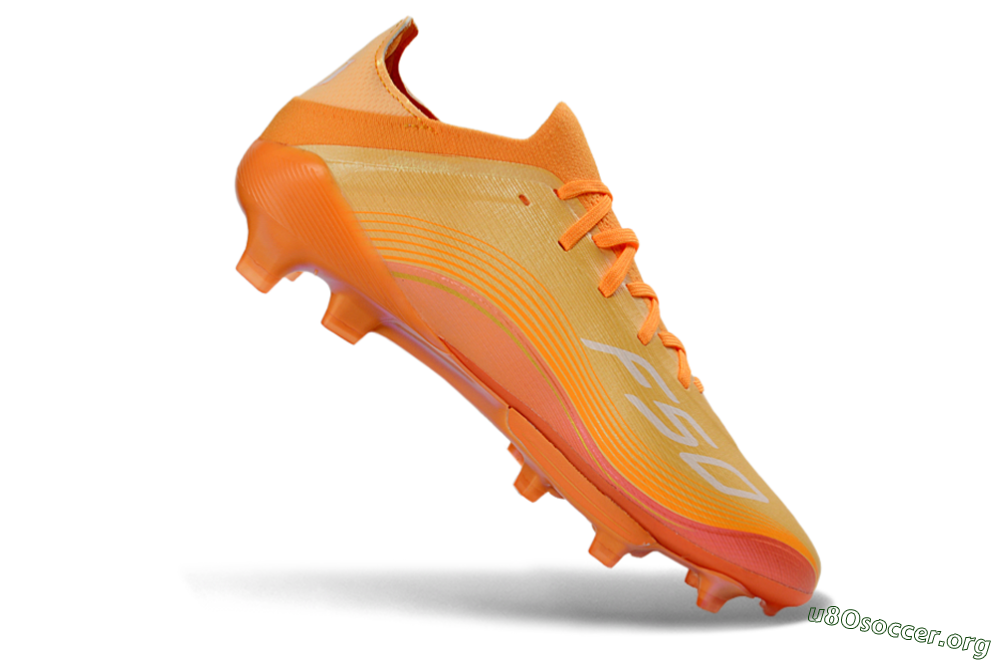Adidas F50 Elite Lightstrike Pro FG Football Boots - Orange/Sunset Glow/Solar Flare 4