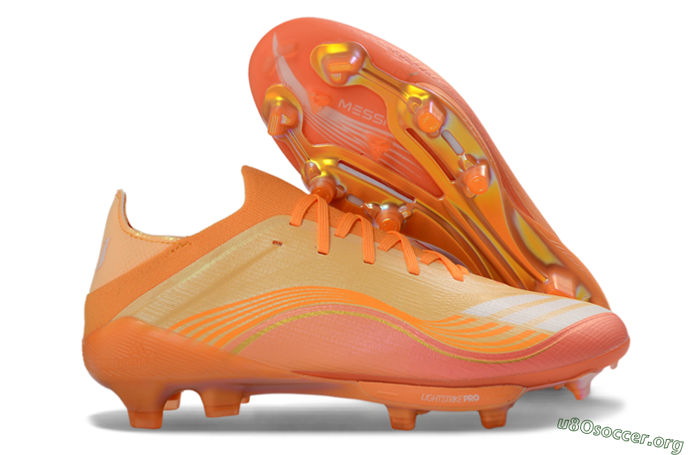 Adidas F50 Elite Lightstrike Pro FG Football Boots - Orange/Sunset Glow/Solar Flare 2
