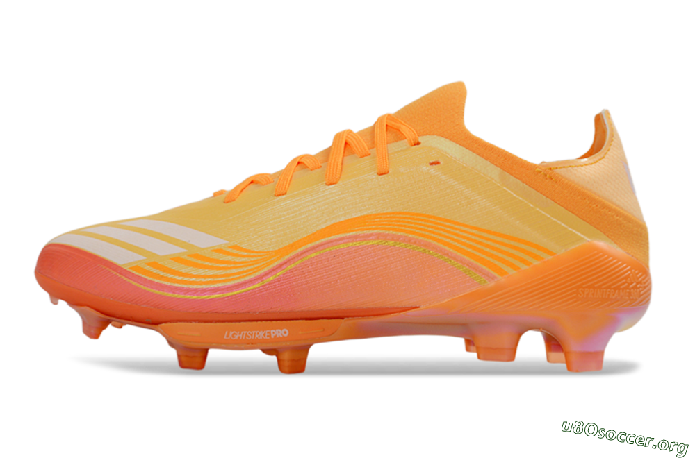 Adidas F50 Elite Lightstrike Pro FG Football Boots - Orange/Sunset Glow/Solar Flare 3