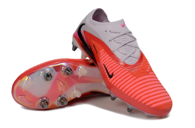 Nike Phantom 6 Elite Low SG Football Boots - Pink/Bright Coral/White